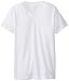 Clementine Apparel Girl's 7-16 Everyday V-Neck Tee, White, Medium