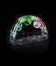 6 Inch LED Light Up Tambourine Musical Instrument - Flashing Noise Maker for Kids and Adults