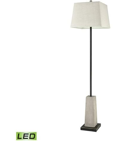 Floor Lamps 1 Light With Natural Concrete Concrete Metal