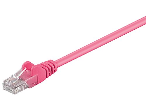 Goobay 95244 CAT 5e Verbindungskabel, U/UTP, Magenta, 7,5 m Länge