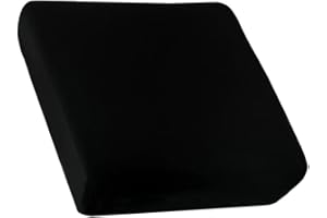 HOOBUY Waterproof Couch Cushion Cover 1pc Stretch Sofa Slipcovers Furniture Protector with Elastic Suitable for Armchair, Loveseat,3&4 Seater Sofa (1, Black)