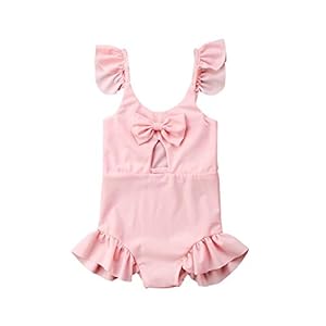 Youpin Badpak voor kinderen roze strik baby meisjes mooie badmode strandkleding uit één stuk babybadpak badmode voor…