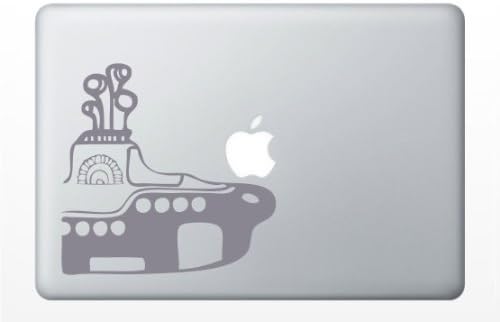 Yellow Submarine the Beatles Laptop Decal | Car Vinyl Sticker (Silver Metallic)