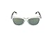 Oakley OO9013 Frogskins Square Sunglasses, Clear/Emerald Iridium, 55 mm