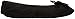 isotoner Women's Terry Ballerina Slipper, Black, 9.5-10.5