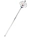 Costume Fairy Princess Queen Silver Magic Wand Scepter