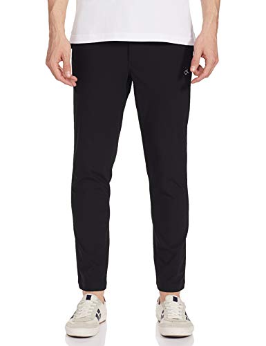 Calvin Klein Men Black Solid Trouser Regular Casual Pants