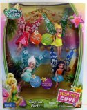 Disney Fairies Palm Tree Cove Tropical Party 4-Pack - Rosetta, Tink, Periwinkle, Silvermist