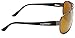 Eagle Eyes Magellan Aviator Sunglasses - Shiny Black Frame Polarized Sunglasses