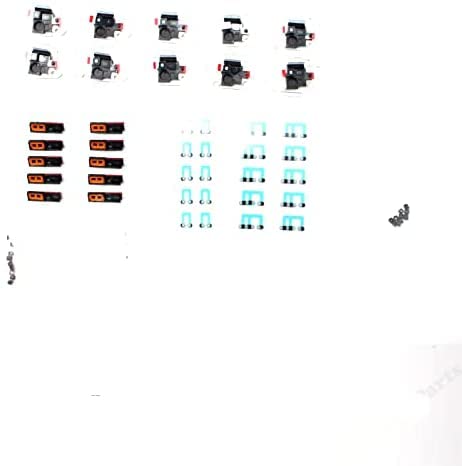 Loud Speaker Mesh/Mic Mesh with Bracket Replacement Compatible with iPhone 12 Mini 5.4 inch White — image 1