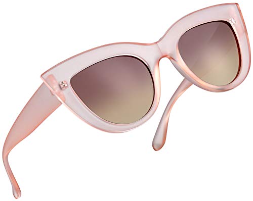 Vintage Cat Eye Glasses Pink - Joopin Retro Polarized Cateye Sunglasses -