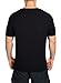 worboo Men's Crew Neck Comfort Fit Bamboo Viscose Undershirt - Ultra Soft for Home,Sports,Sleep (X-Large,Black)