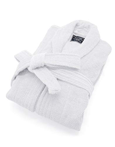 image for MARQUESS 100% Cotton Terry Bath Robe, Men and Women,Soft & Warm Fleece
