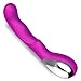Tracy's Dog Full Silicone G Spot Vibrator Rechargeable Waterproof Vibrator (Rose Red)