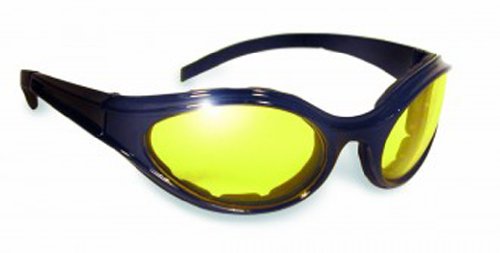 Global Vision Eyewear Windmaster Anti-Fog Sunglasses, Yellow Tint Lens