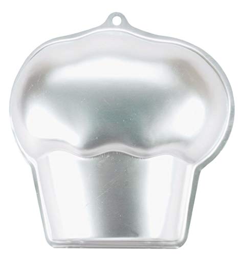 WJSYSHOP 10 Inch Cupcake Shaped Aluminum 3D Cake Mold Baking Mould Tin Cake Pan - Cupcake