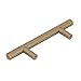 Amerock | Cabinet Pull | Golden Champagne | 3 inch (76 mm) Center to Center | Bar Pulls | 1 Pack | Drawer Pull | Drawer Handle | Cabinet Hardware
