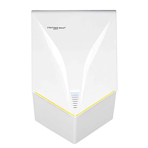 interhasa! Automatic Commercial Hand Dryer 1000W Electric Hand Dryers Fast Drying in 6s, Hand Dryers for Bathrooms Commercial Low Noise 60 dB, (White, 110V)