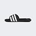 adidas Adissage Slides Sandal, Core Black/White/Black, 4 US Unisex Big Kid