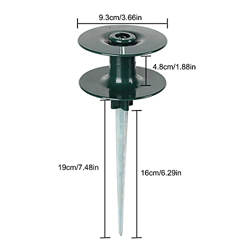 SAHLA 3 PCS Garden Hose Guide Stake Holder, Garden Gard Hose Spike