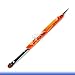 666 Orange Acrylic Marble Kolinksy French Nail Brush # 12