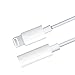 Lightning to 3.5 mm Headphone Jack Adapter ADABUNNY Lightning Connector to 3.5mm AUX Female Audio Jack Earphone Extender Jack Stereo for iPhone 7 / 7 Plus - Not Support IOS 10.3