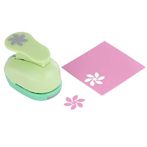 Paper Punch Hole Puncher -- (3 PACK Circle Maple Leaf Retro Flower) -- Personalized Paper Craft Punchers Shapes Set -- For Scrapbook Engraving Kids Artwork -- Greeting Card Making DIY Crafts - Thumbnail 3