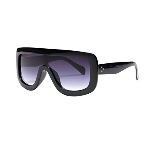 Ikevan 2017 Fashion Retro Women Men Fashion Big frame Squar Sunglasses Sunglasses Brand Classic Sunglass (05)