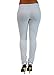 Premium Stretch Cotton Butt lifting, Levanta Cola, Skinny Leg Premium French Terry Fashion Moleton in White Size S