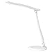 MoKo LED Desk Lamp, Portable with 1000mAh Rechargeable Battery, Eye-Caring Working/Reading/Studying Table Kids Lamp, Continuously Dimmable, Touch Control, Adjustable Arm, White