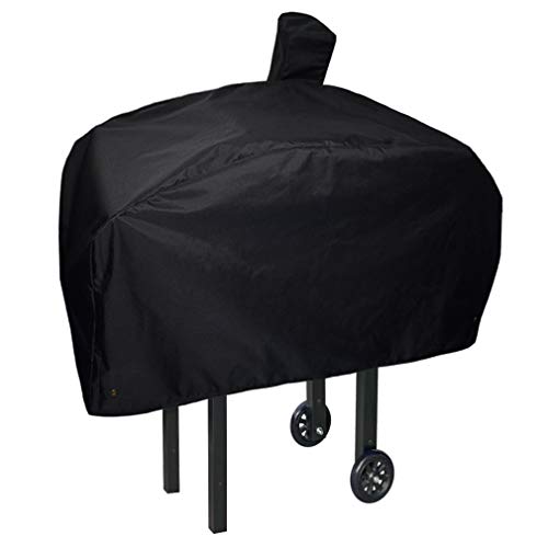 Mini Lustrous Cover for Camp Chef Pellet Grills Model DLX 24", SmokePro 24", Woodwind Pellet Grills, Anti-UV Water Resistant, Black