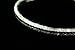Fit&Wit Bridal Wedding Jewelry Crystal Rhinestone Collar Choker Necklace Silver (1-row Cz Rhinestones)