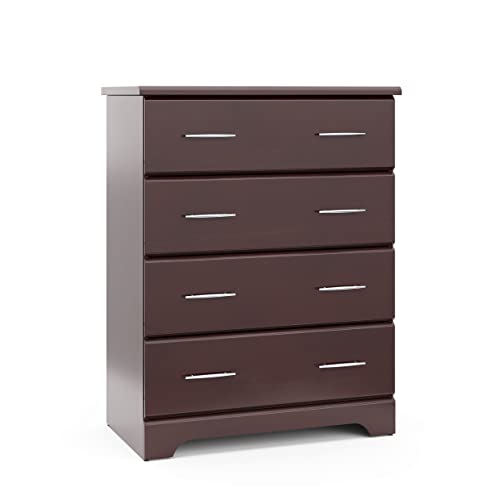 Storkcraft Brookside 4 Drawer Dresser (Espresso) GREENGUARD Gold