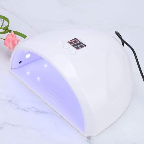 Cabine LED UV para Unhas Gel - Secagem Rápida de Esmalte - Temporizador 30 60 90s - Uso Profissional e Doméstico - Portátil Secador de Unhas UV LED - UpShop