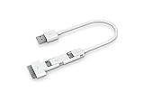 Innergie Magic Cable Trio 3-In-1 Micro USB/Mini USB/Apple 30-Pin iPod/iPhone Connectors 7.8- Inch (TACC-FMD70GR AP2)