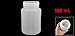 uxcell a12101800ux0403 Laboratory Chemical Storage Case White Plastic Widemouth Bottle 500mL