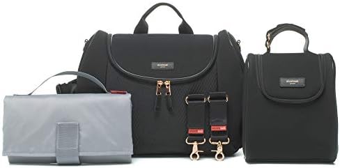 storksak poppy luxe black scuba