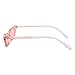 WOWSUN Vintage Cat Eye Polarized Women Sunglasses Small Retro Trendy Cateye Sunglasses (Pink Frame Pink Lens)