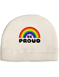 TooLoud Rainbow - Be Proud Gay Pride Child Fleece Beanie Cap Hat
