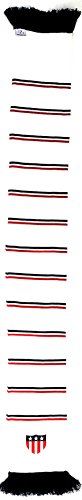 USA Embroidered Soccer Knit Scarf - Matches Current Jersey Colors! - Thumbnail 5