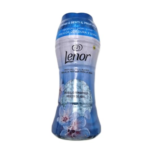 Lenor UNstoppables Wäscheparfum, 96 Wäschen (6 x 195 g), Weichspüler mit Aprilfrische, Frischebooster