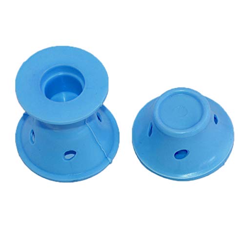 10Pcs DIY Magic Hair Curler, Silicone Hair Care Rollers, Mushroom-Shaped Hairstyle Rollers, No Heat Hair Styling Tools -Haokaini (Color : Blue)