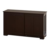 Target Marketing Systems Pacific Stackable Cabinet, Espresso