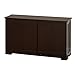 SilkWood Studio Pacific Sliding Doors Stackable Cabinet, Espresso