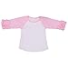 Kaiya Angel Toddler/Little Girl's Icing Ruffle Shirts Raglan Shirts 2-6 Years