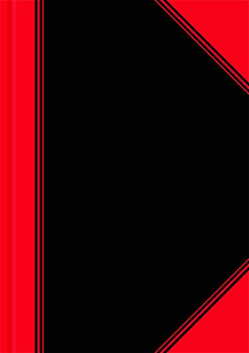 LANDRÉ 100304222 de Chine kladden A7, 96 feuilles, ligné ECF de papier, 60 g/m², noir/rouge LANDRÉ 100304222 de Chine kladden A7, 96 feuilles, ligné ECF de papier, 60 g/m², noir/rouge