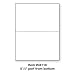 PrintWorks Professional Half Sheet Perforated Paper 8.5” x 11” - Perfect For W-2, 1099, & Statement Use - Made in the USA - 500 Sheets - 24 lb - A5 Paper - Printer Compatible - White (04118)