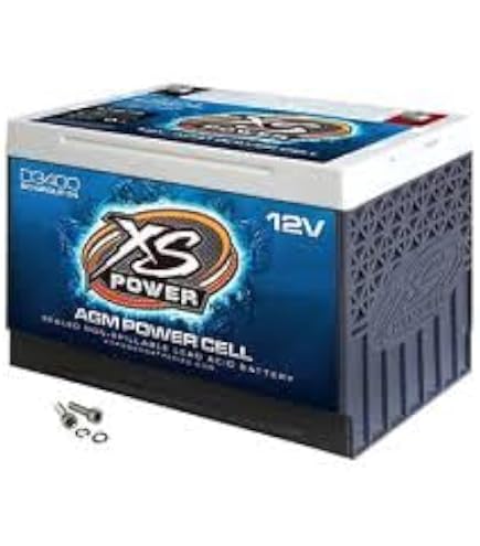 Amazon.com: XS Power D3400 AGM Battery With 586 Brass Posts