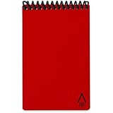Rocketbook Everlast Mini Smart Reusable Notebook, Atomic Red, 3.5" x 5.5" (EVR-M-K-CBG)