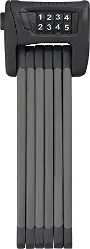 image for Abus Bordo Combo 6100/75 Folding Lock, Black, 75cm/5mm, unisex